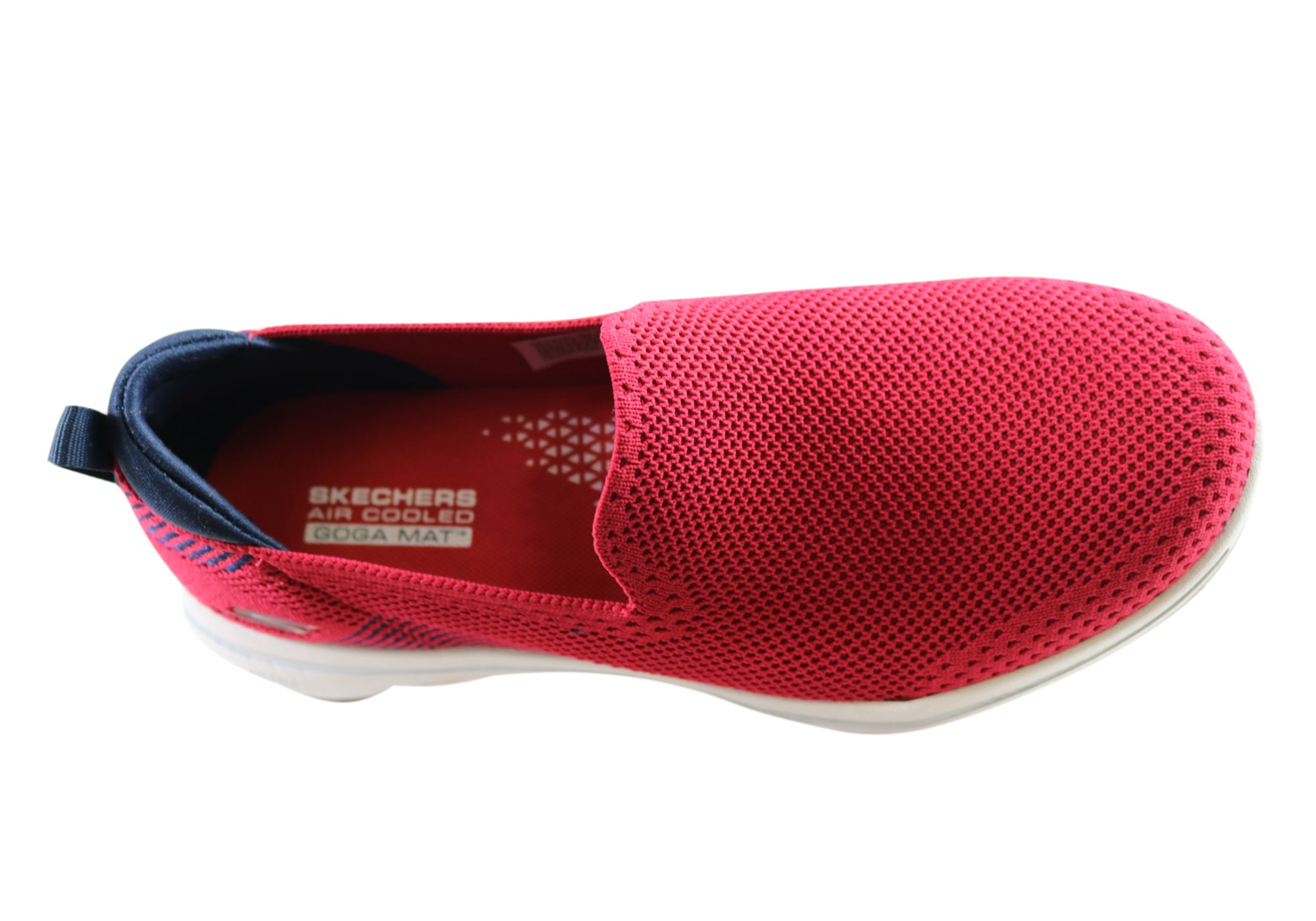 skechers go walk navy red