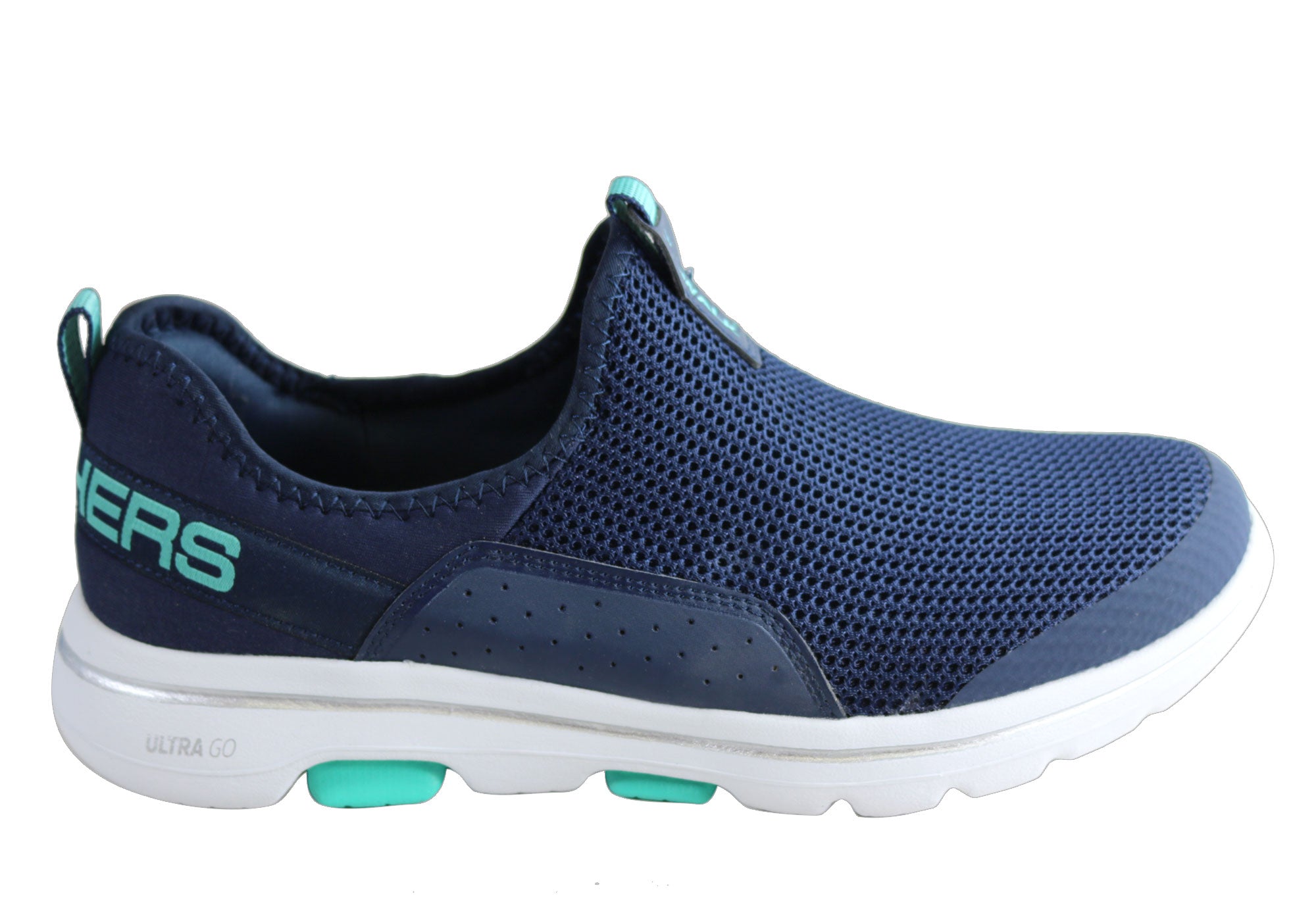 skechers go walk aqua blue