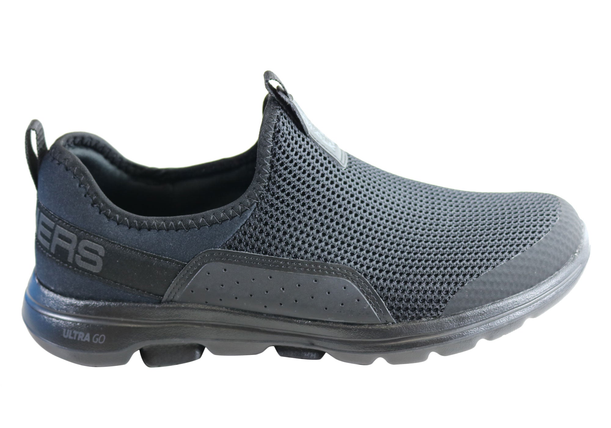 skechers go walk lightweight leather trainers