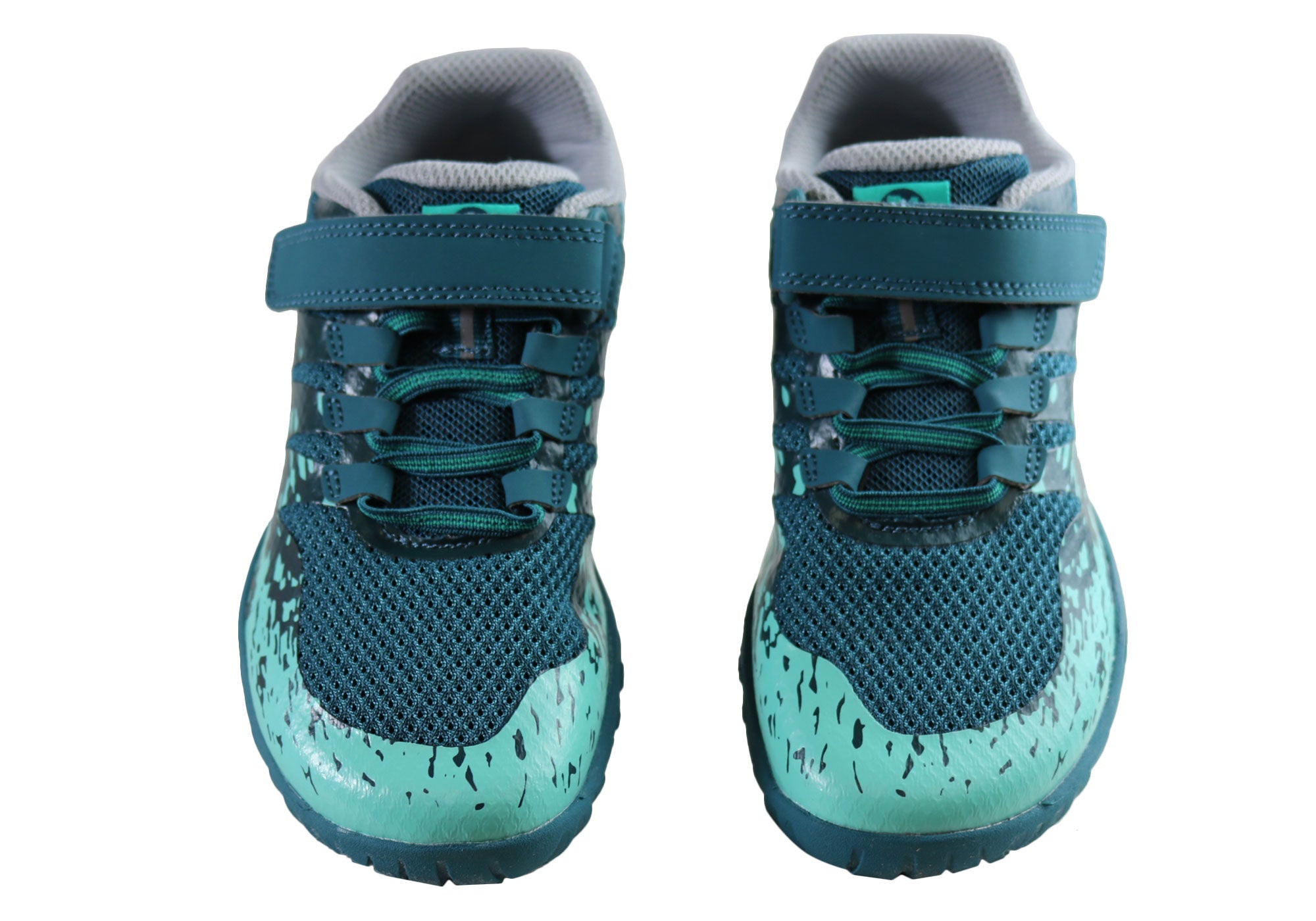 teal athletic shoes