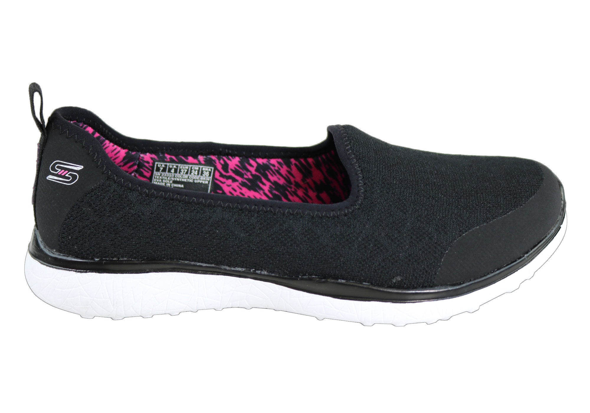 skechers casual black shoes