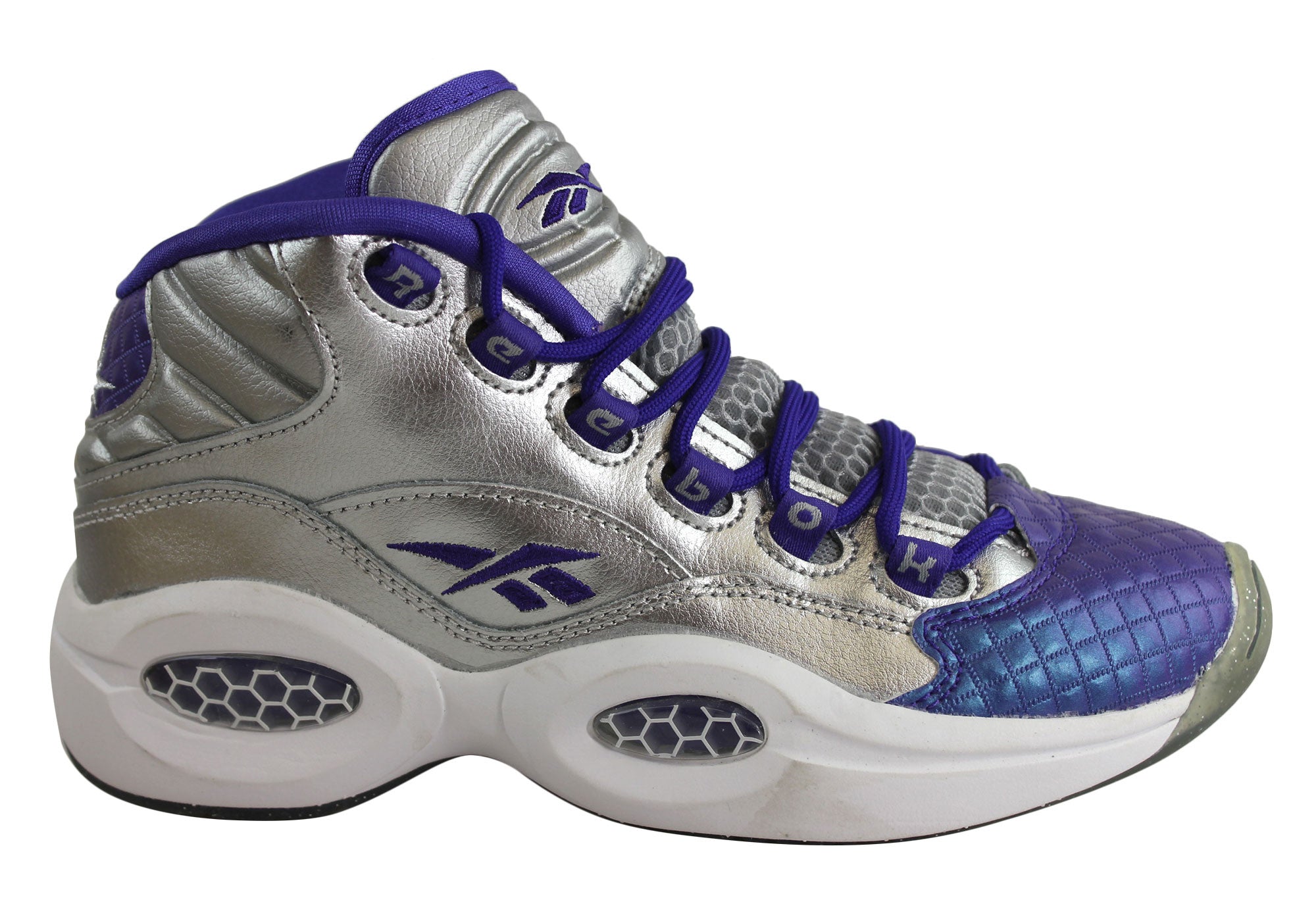 reebok question purple