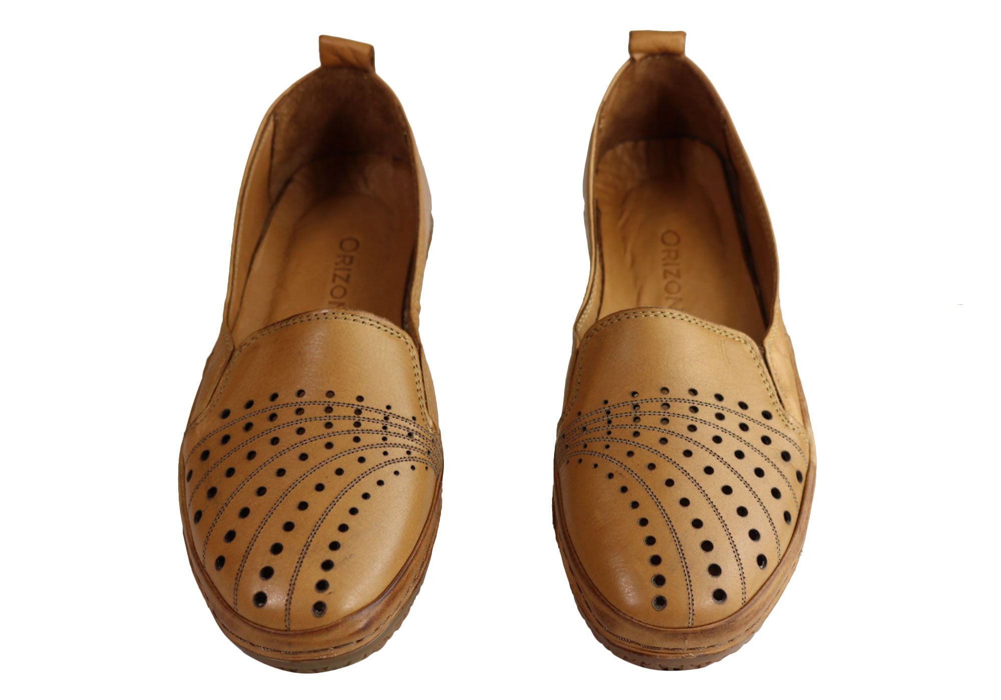 Orizonte Koko Womens European Comfortable Soft Leather Flat Shoes