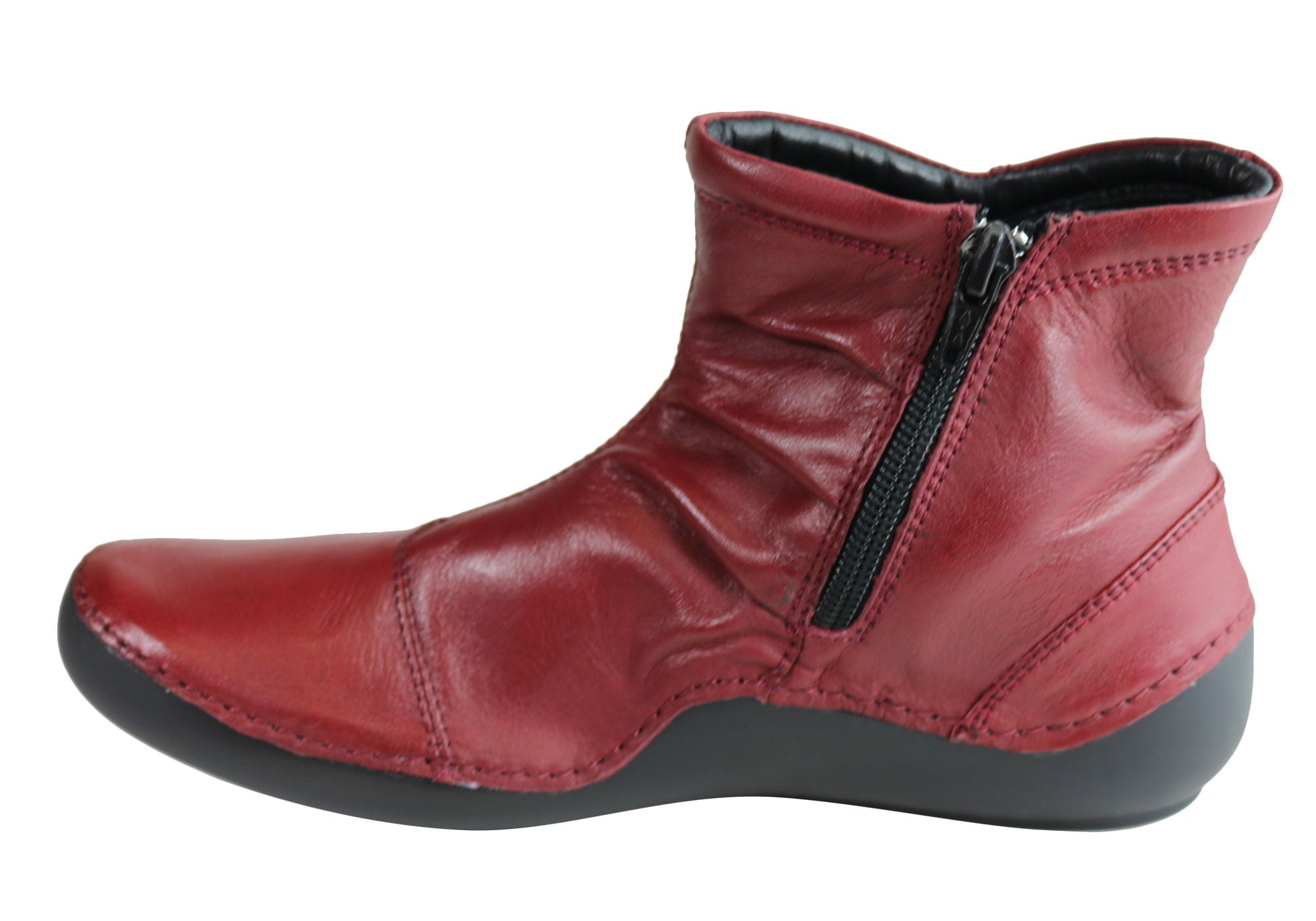 soft leather ankle boots womens