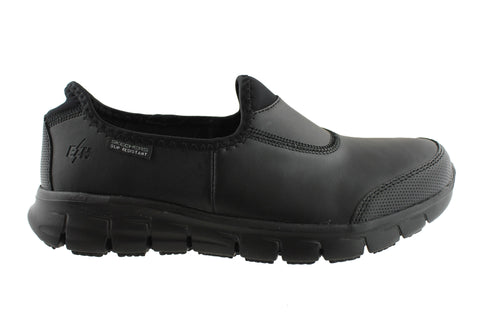 comfortable slip on work shoes