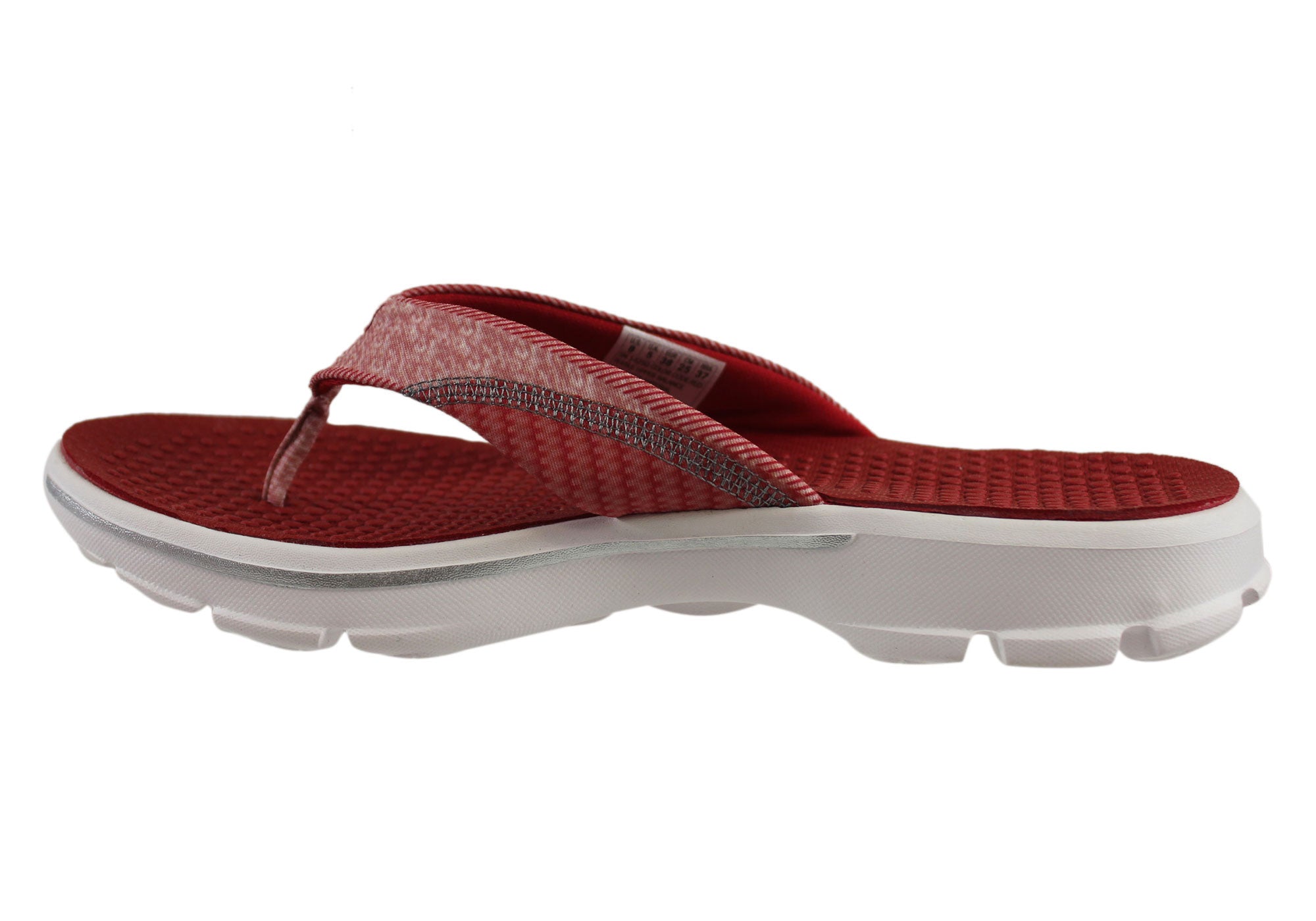 skechers performance womens go walk pizazz flip flop