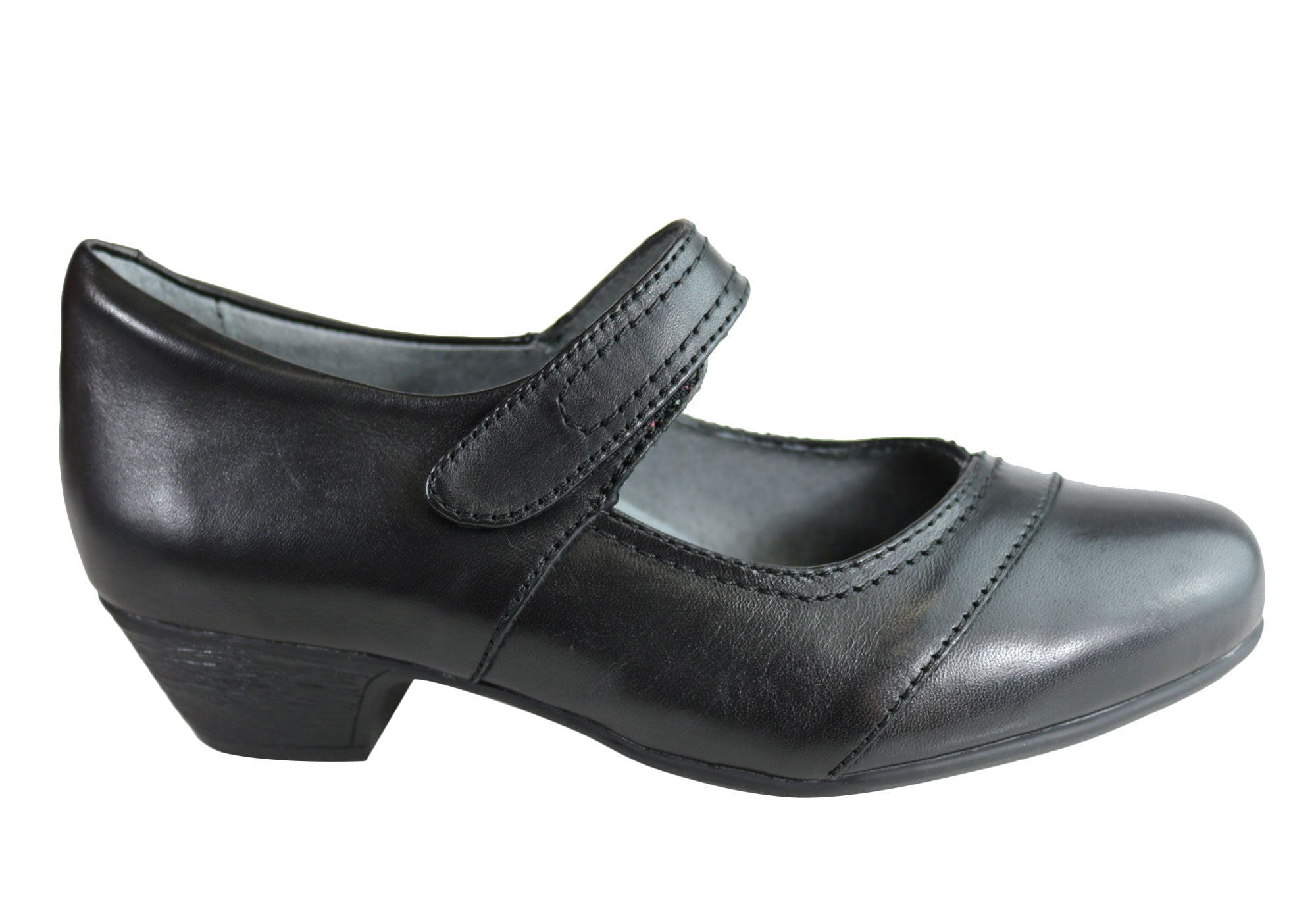 womens wide fit leather shoes