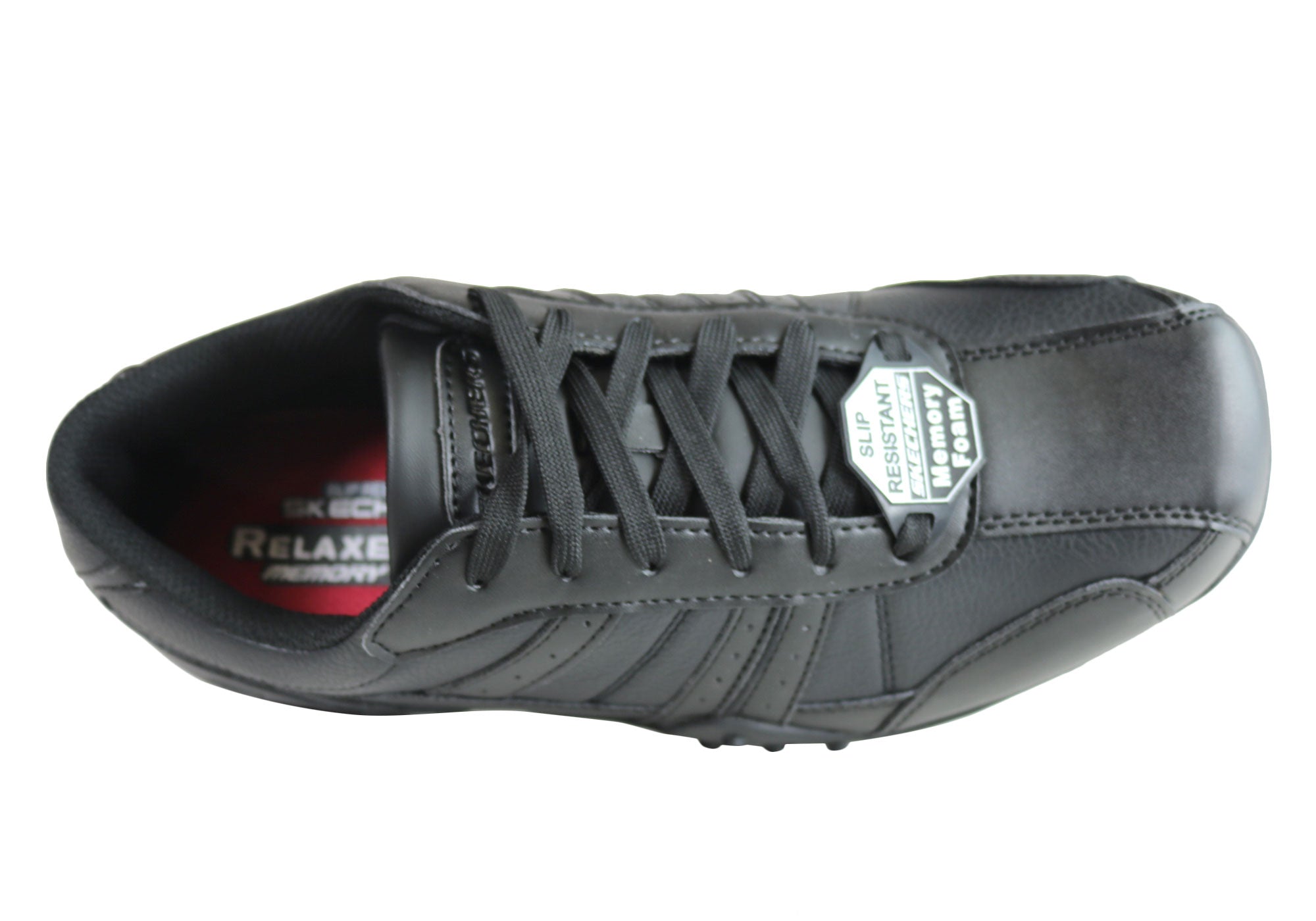 men's skechers work shoes with memory foam