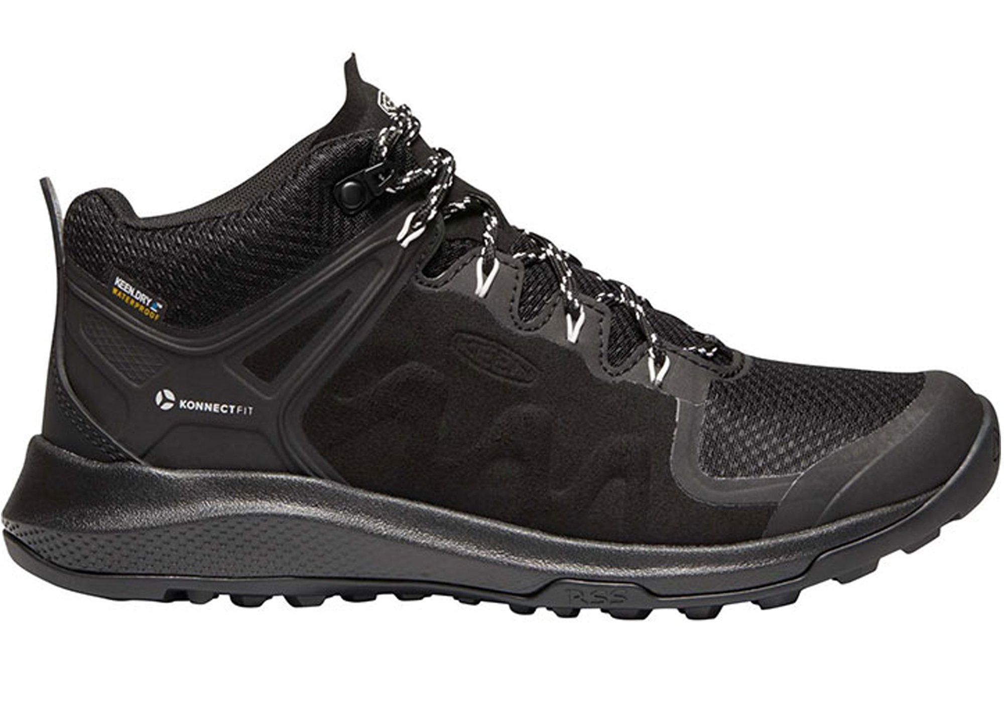 keen black hiking boots