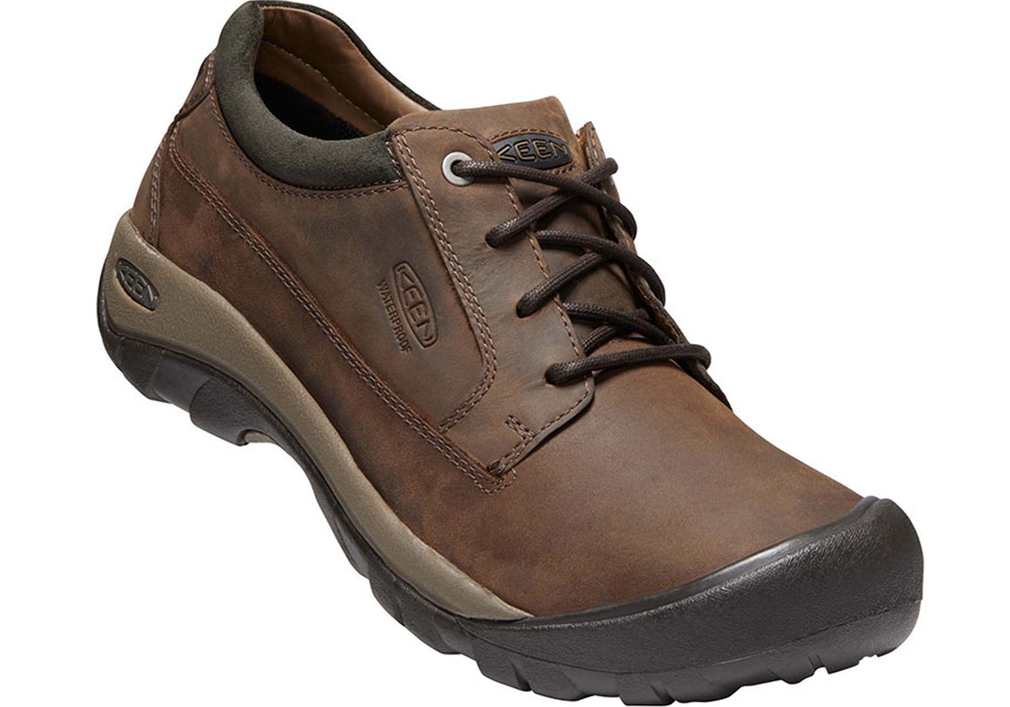 Keen Austin Mens Leather Waterproof Comfortable Lace Up Casual Shoes ...