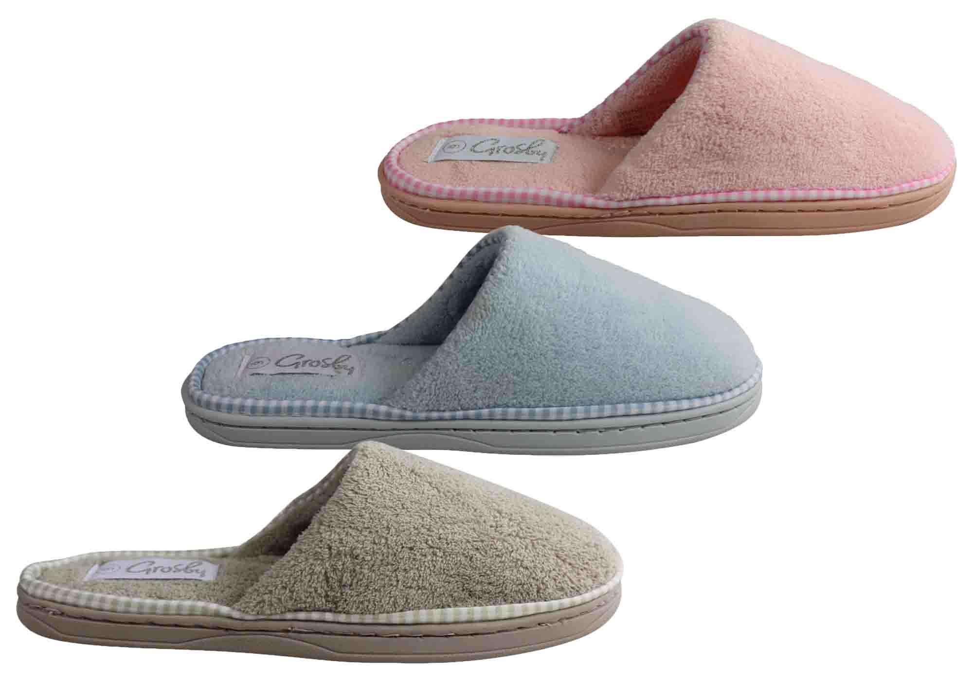 Grosby Womens Invisible Loop Open Back Slippers | Brand House Direct