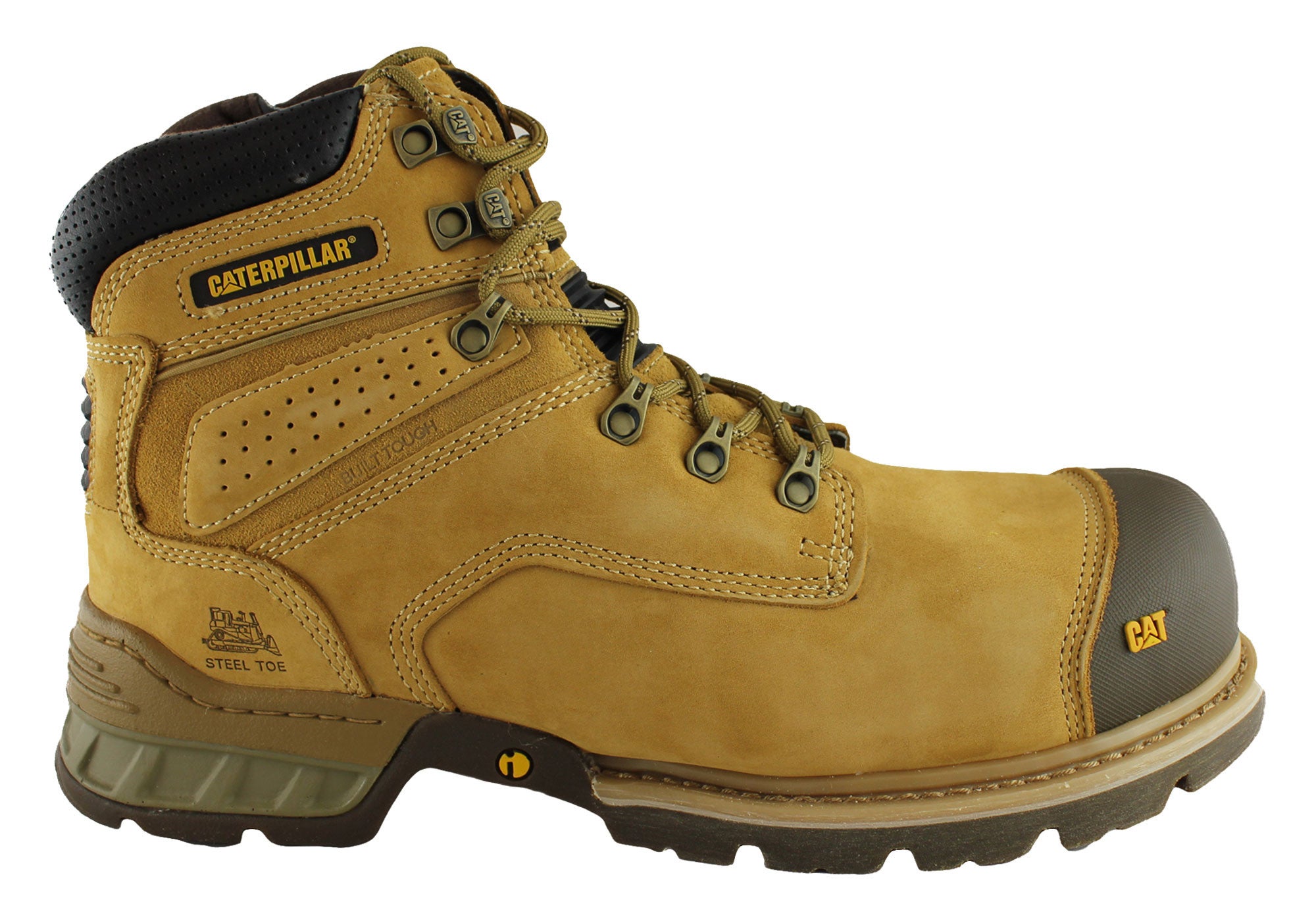 NEW CATERPILLAR CAT BRAKEMAN 6" STEEL TOE WORK/SAFETY ...