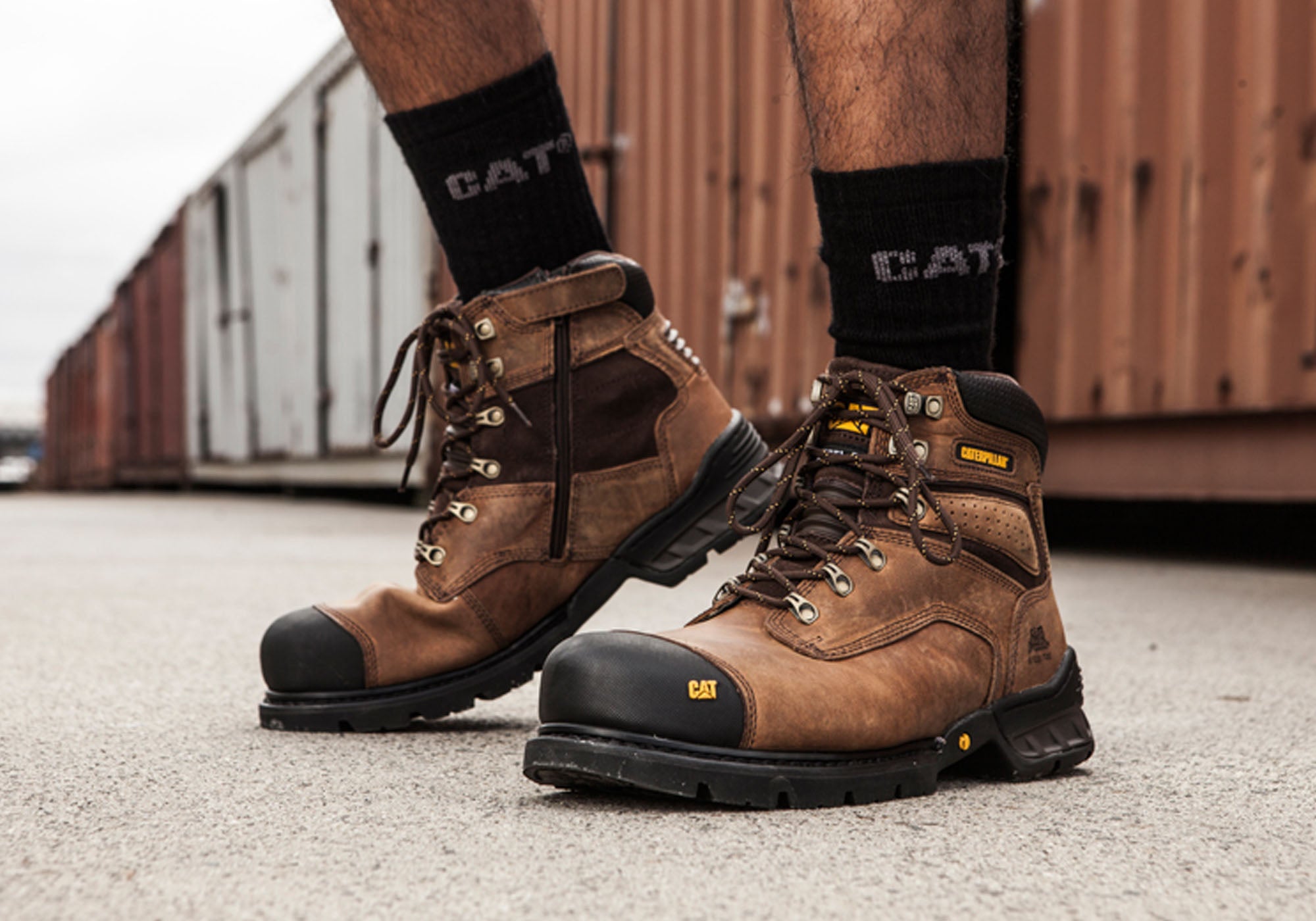 caterpillar boots academy