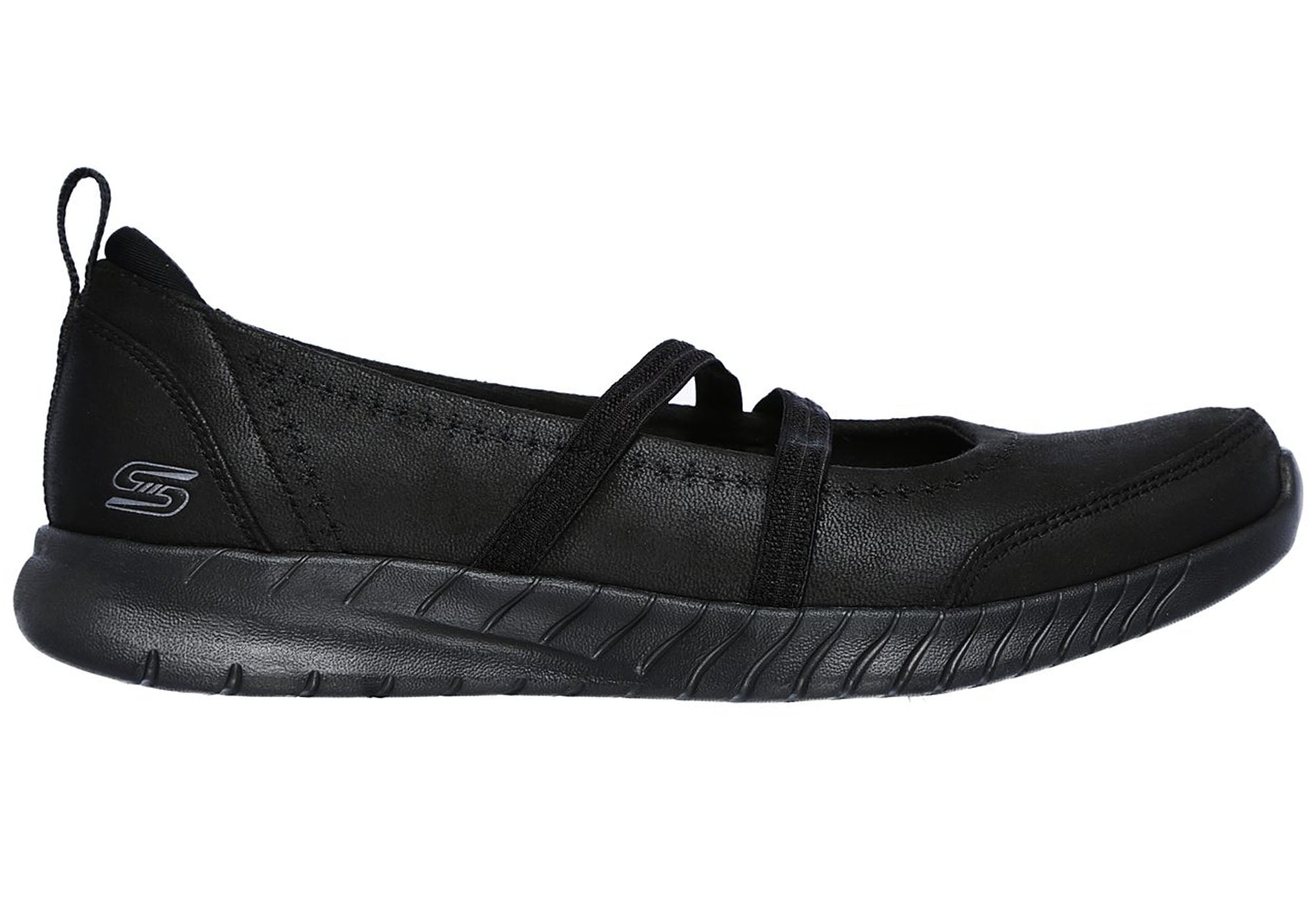 black memory foam sneakers