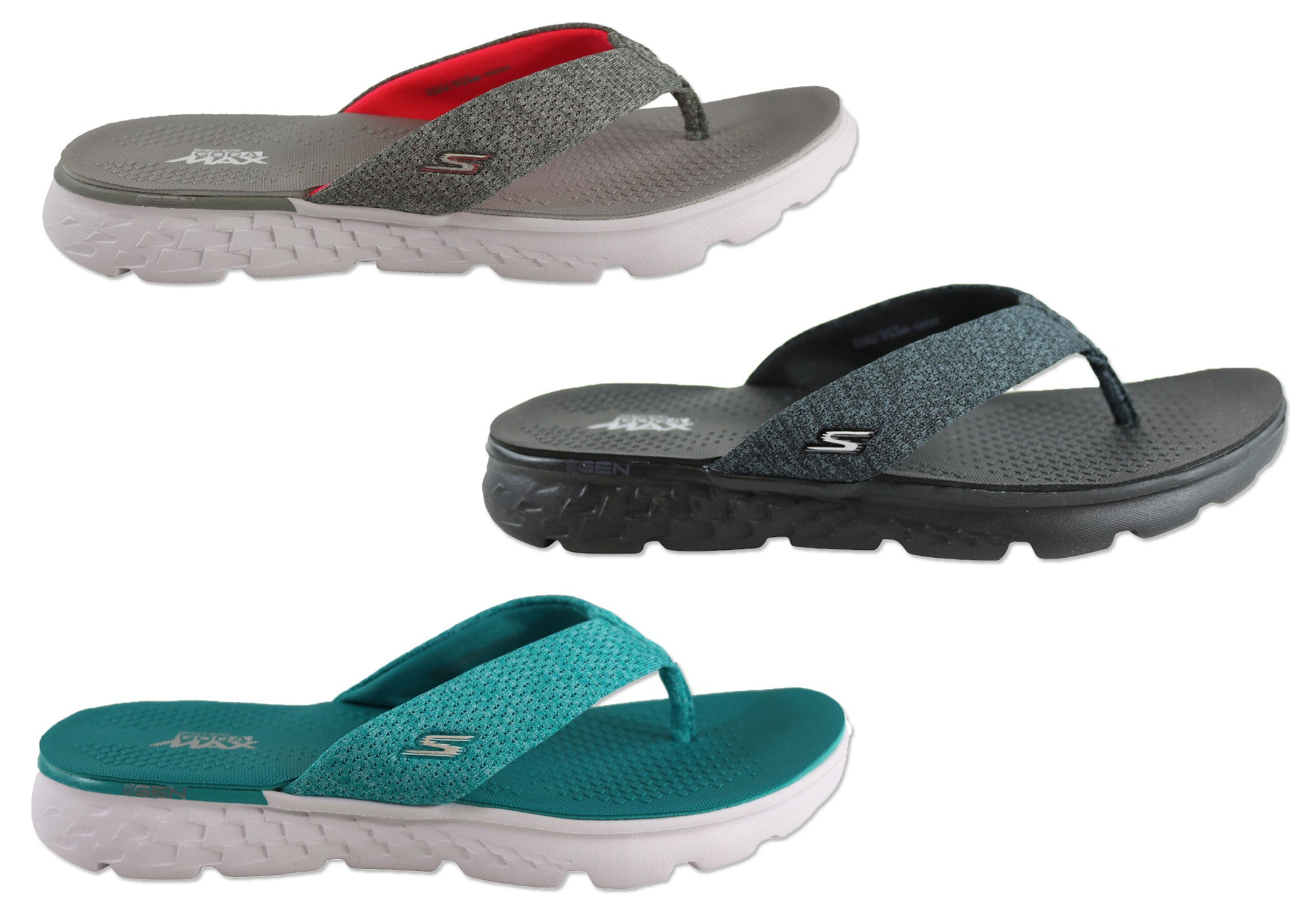 skechers goga max thongs