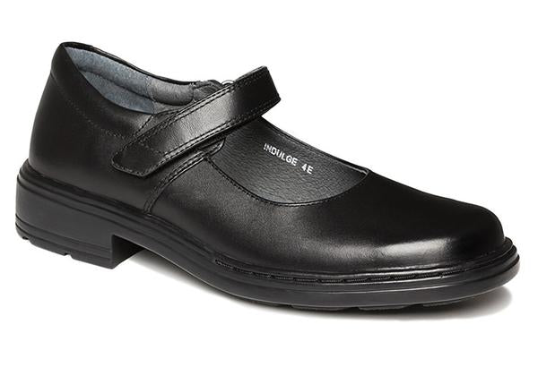 Clarks Indulge Senior Girls Black Mary 