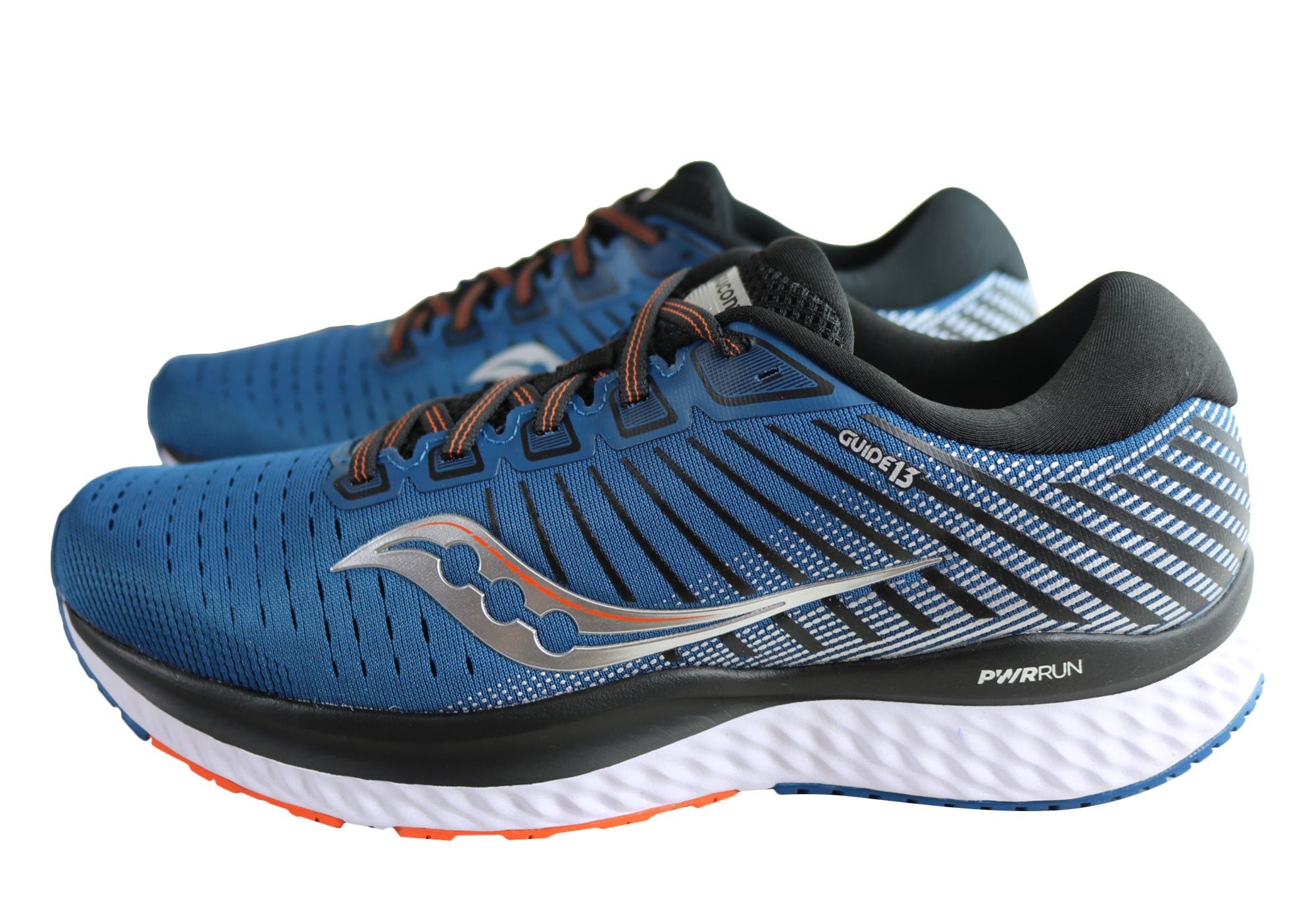 Saucony Mens Guide 13 Wide Width Comfortable Athletic Running Shoes ...