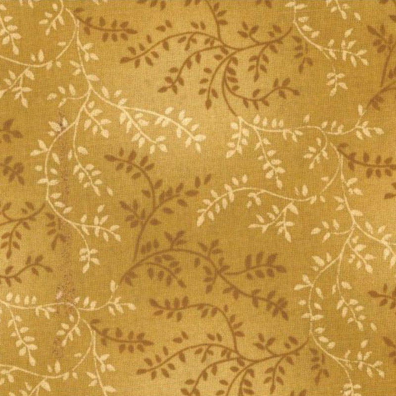 108" Vine Quilt Backing Fabric - Gold – ineedfabric.com