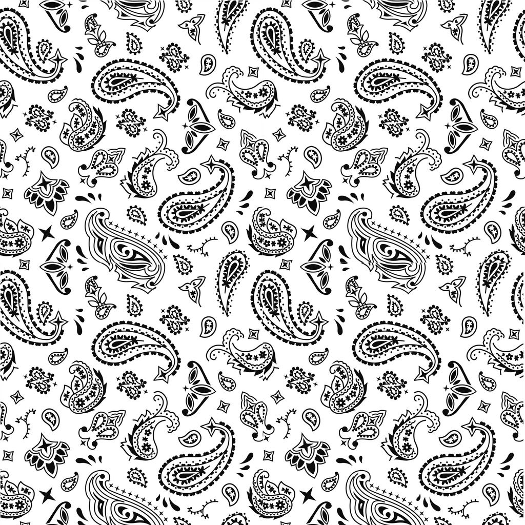 Bandana Fabric - White – ineedfabric.com