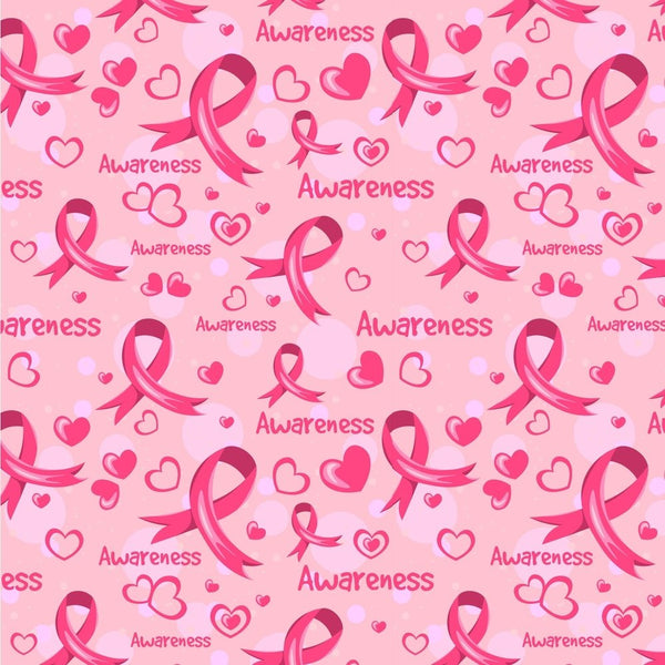 Breast Cancer Words of Encouragement Fabric -  Canada