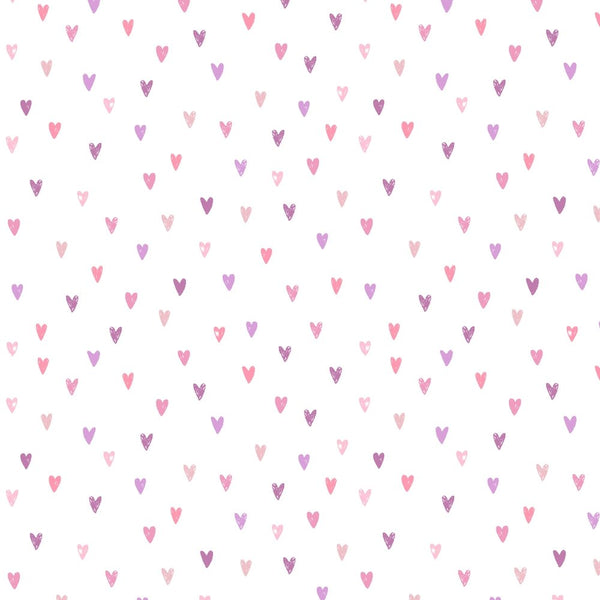 I ♥ STRENGTH (Pink Hearts) Fabric