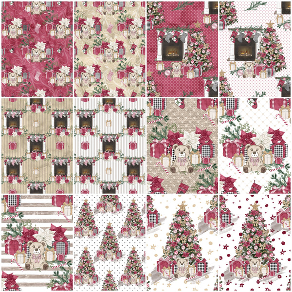 Red Christmas Tissue Paper 12 Pack Bundle