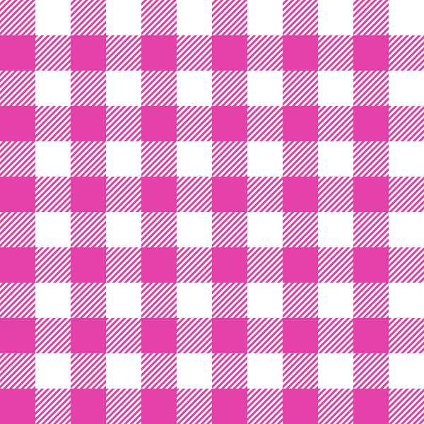 Gingham Fabric - Cupid Pink –