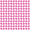 Houndstooth Fabric - Bashful Pink - ineedfabric.com