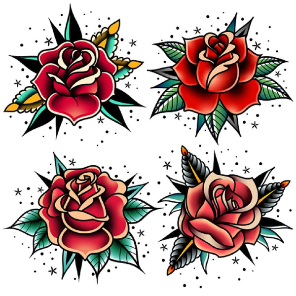 Download Black Outline Thistle With Rose Tattoo Stencil  English Rose And  Scottish Thistle PNG Image with No Background  PNGkeycom