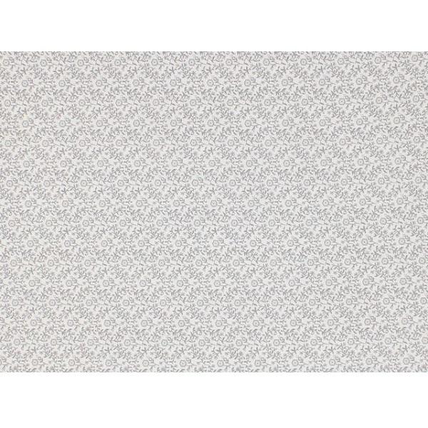 Lacey Floral fabric - Grey