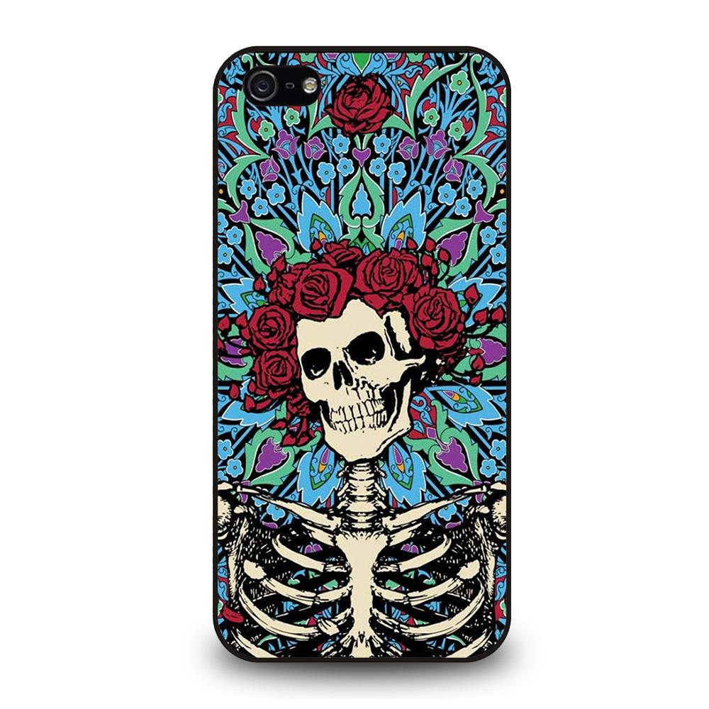 GRATEFUL DEAD SKELETON AND ROSES Cover iPhone 5 / 5S / SE