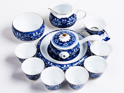 Service à Thé Chinois en porcelaine