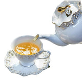 Service à thé anglais en porcelaine d'os