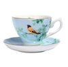Tasse de thé Anglaise en porcelaine Oiseau Bleu