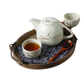 Service à thé japonais rose