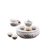 Service à thé japonais en porcelaine 8 pièces