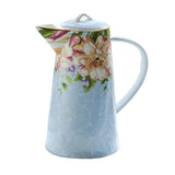 Théière Florale En Porcelaine Véritable 1200 ml