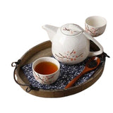 Service à thé japonais rose