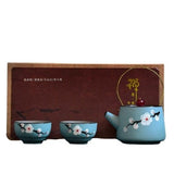 Service à thé japonais en céramique authentique