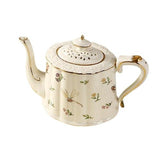 Service à thé anglais en céramique fleuri