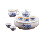 Service à thé japonais en porcelaine 8 pièces