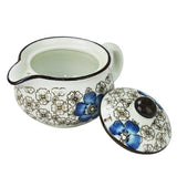 Service à thé japonais en céramique fleuri