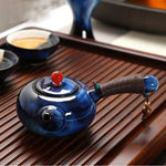 Théière Céramique Kung-Fu Bleue | Autour du Thé