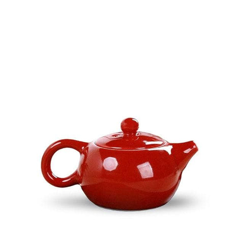 Théière Porcelaine Rouge