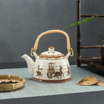 Théière porcelaine Style chinois ancien | Premium