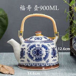 Théière porcelaine Style chinois ancien | Premium