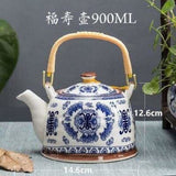 Théière porcelaine Style chinois ancien | Premium