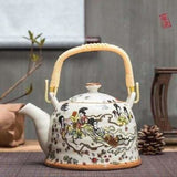 Théière porcelaine Style chinois ancien | Premium