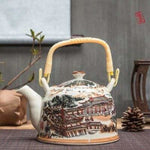 Théière porcelaine Style chinois ancien | Premium