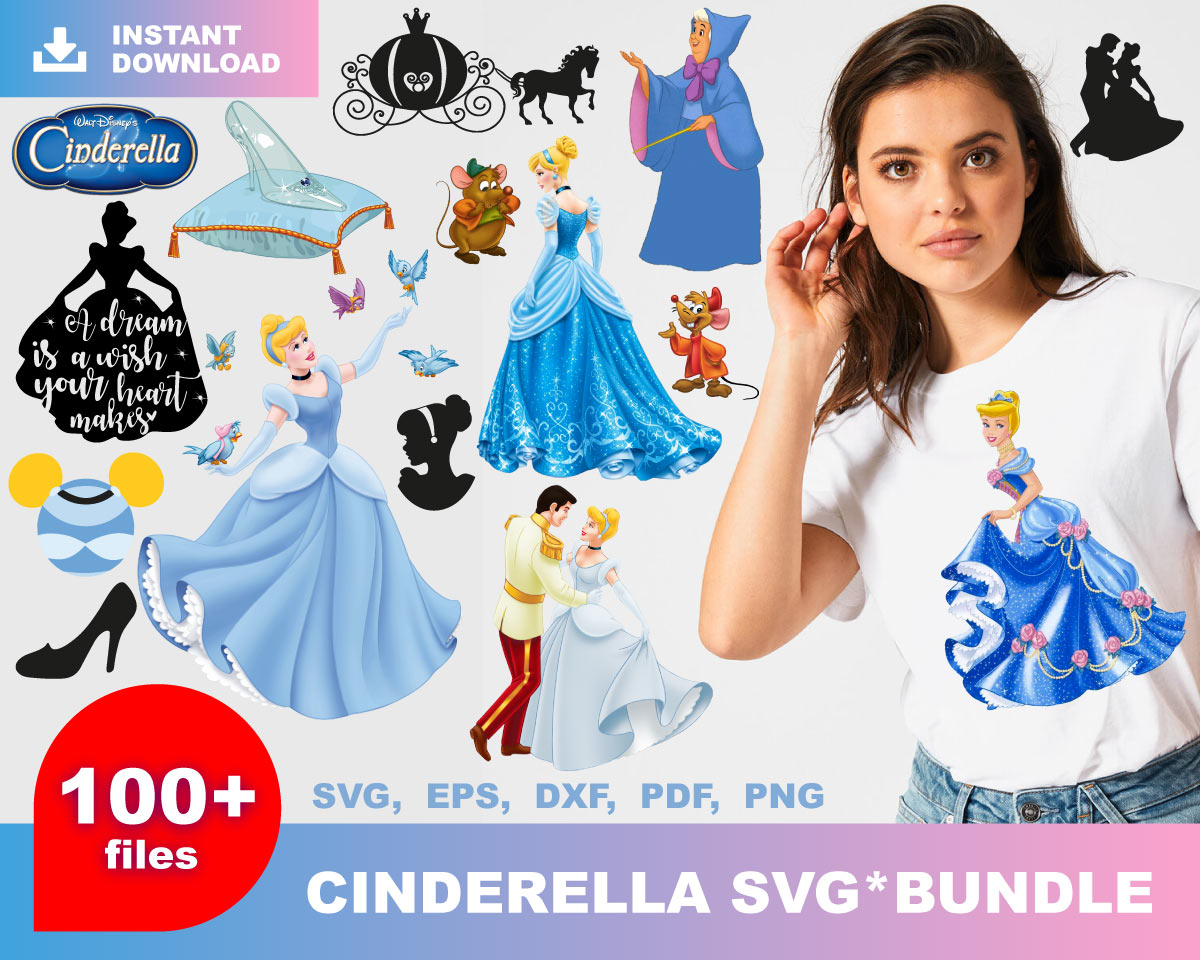 Download 100 Cinderella Svg Bundle Files For Cricut Bestzeta